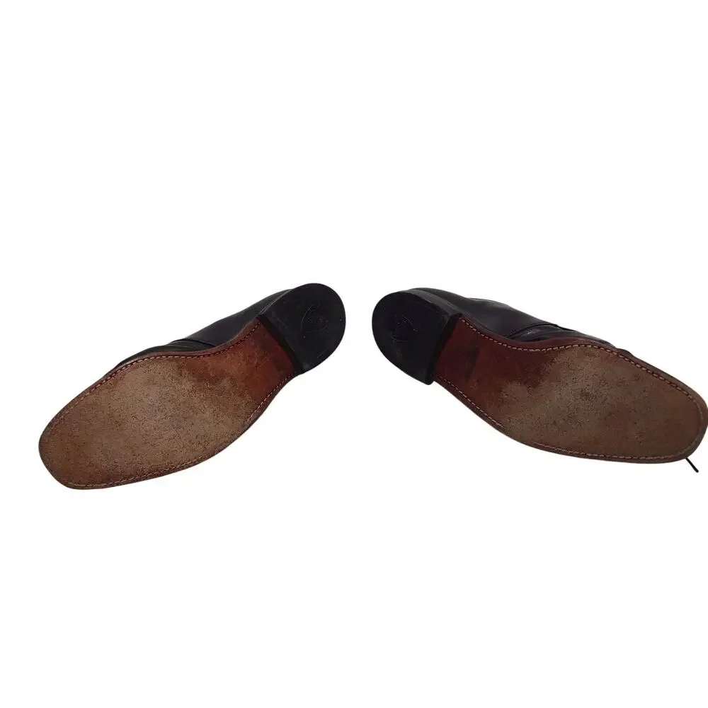 vintage mens coburne square toe shoes size 8